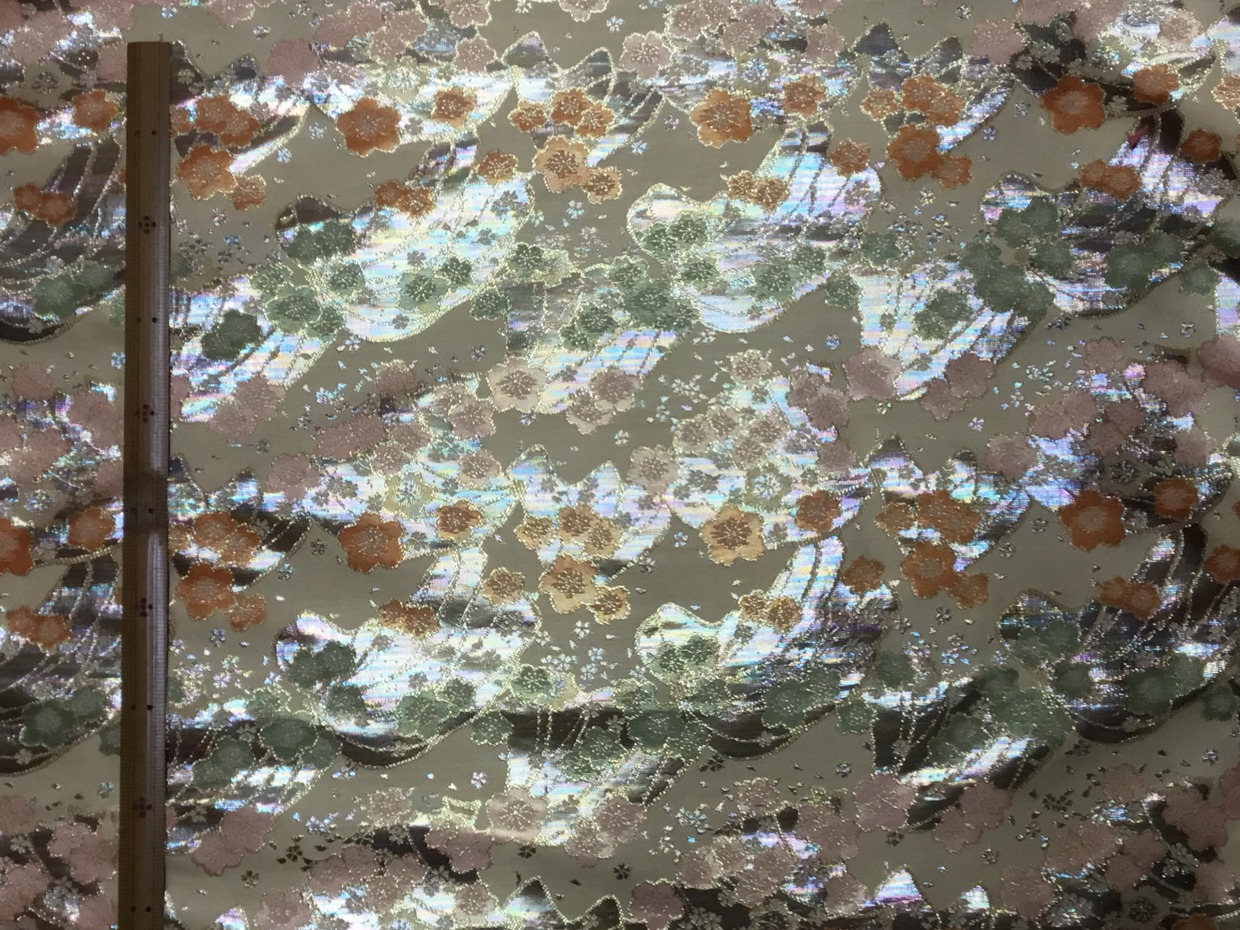 金襴生地／黄色／10cm単位〜／50cmまで