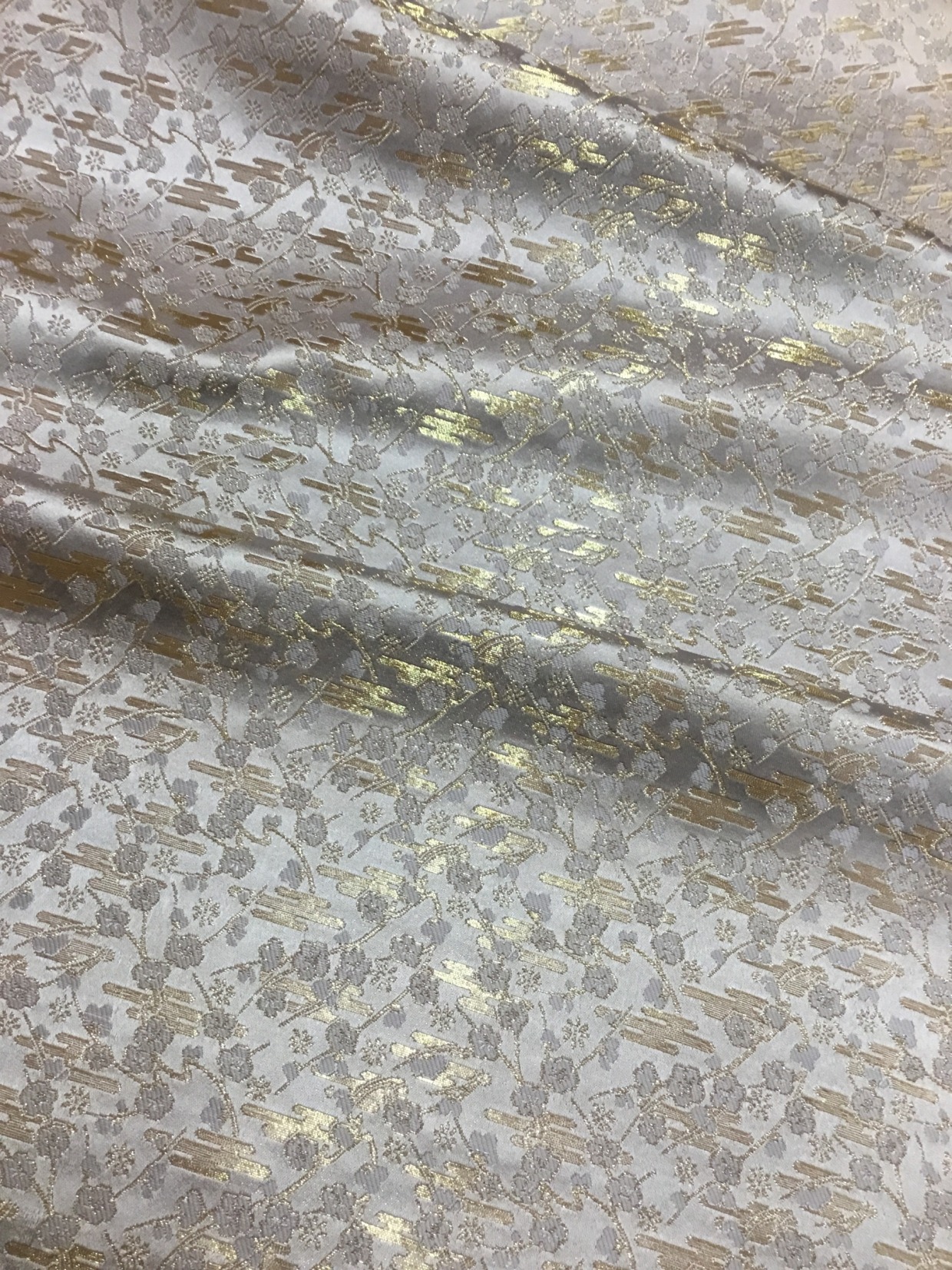 金襴生地／薄紫／薄地／50cm×50cm／2枚〜