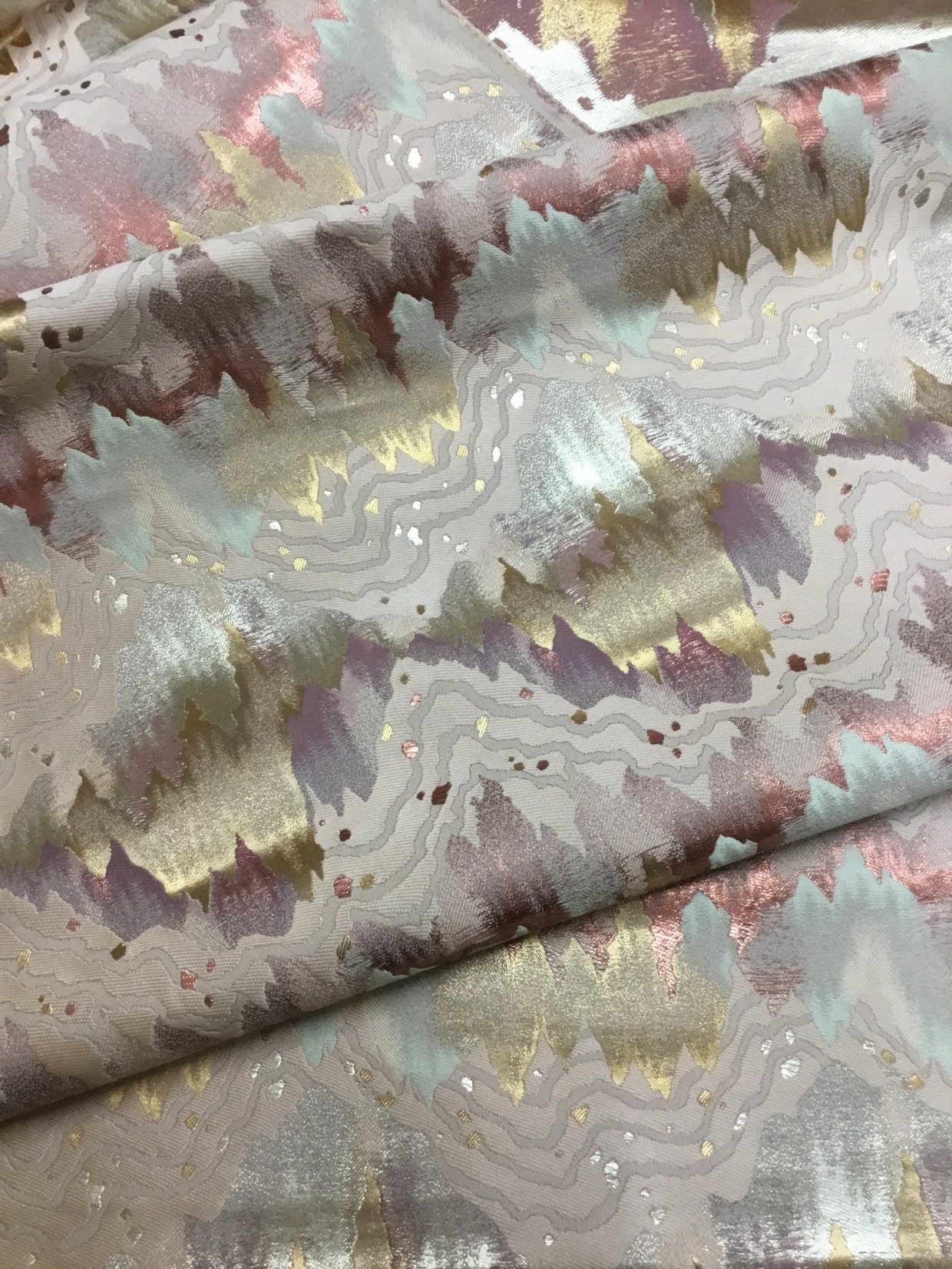 金襴生地／ベージュ／10cm単位〜／50cmまで