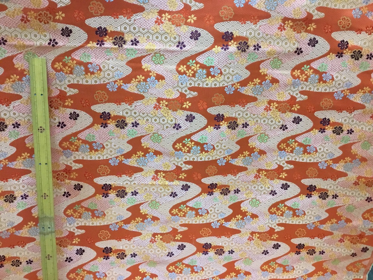 金襴生地／濃いピンク／10cm単位〜／50cmまで