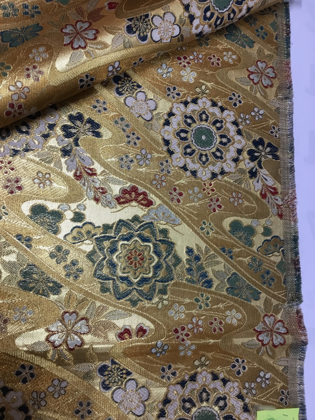 金襴生地／金／10cm単位〜／50cmまで