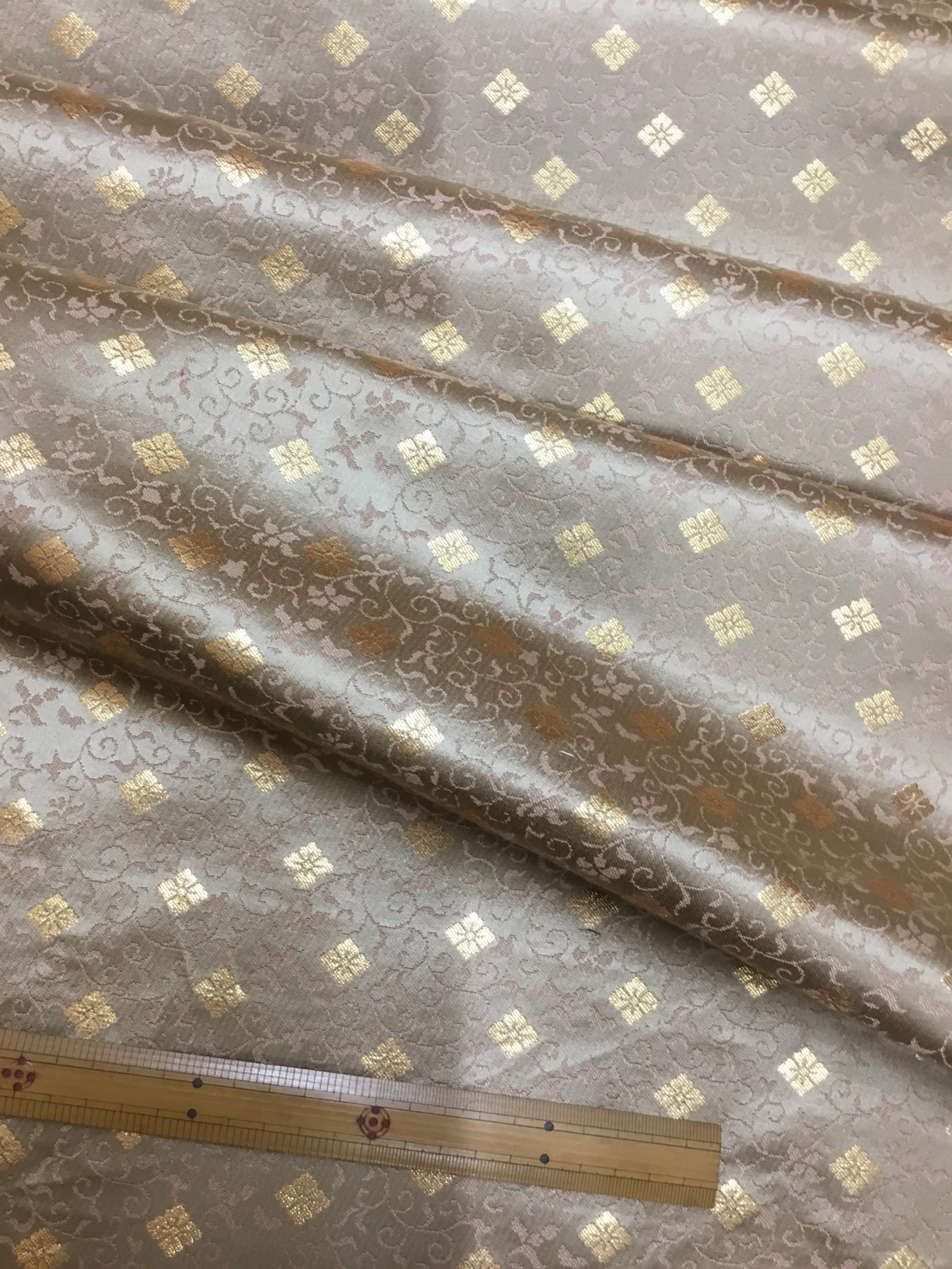 金襴生地／銅色／10cm単位〜／50cmまで