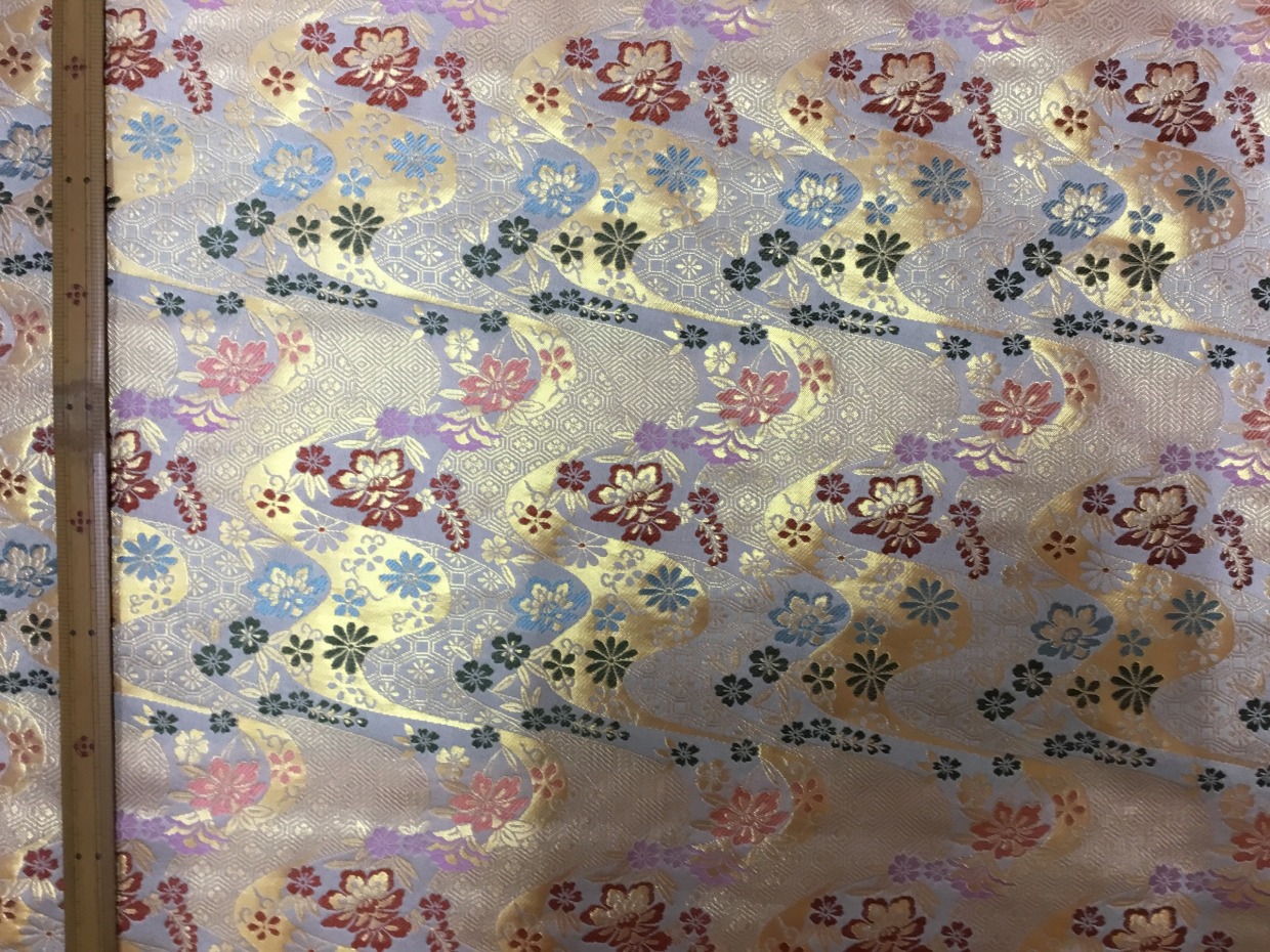 金襴生地／金／糸つれあり／10cm単位〜／60cm〜
