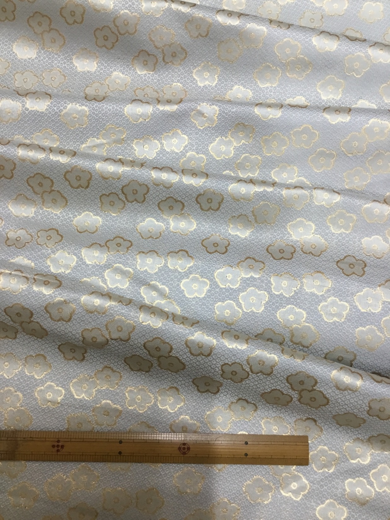 金襴生地／青鼠／薄地／10cm単位〜／60cm〜
