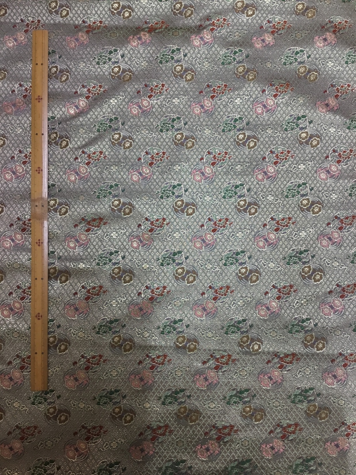 金襴生地／緑がかった金／10cm単位〜／60cm〜
