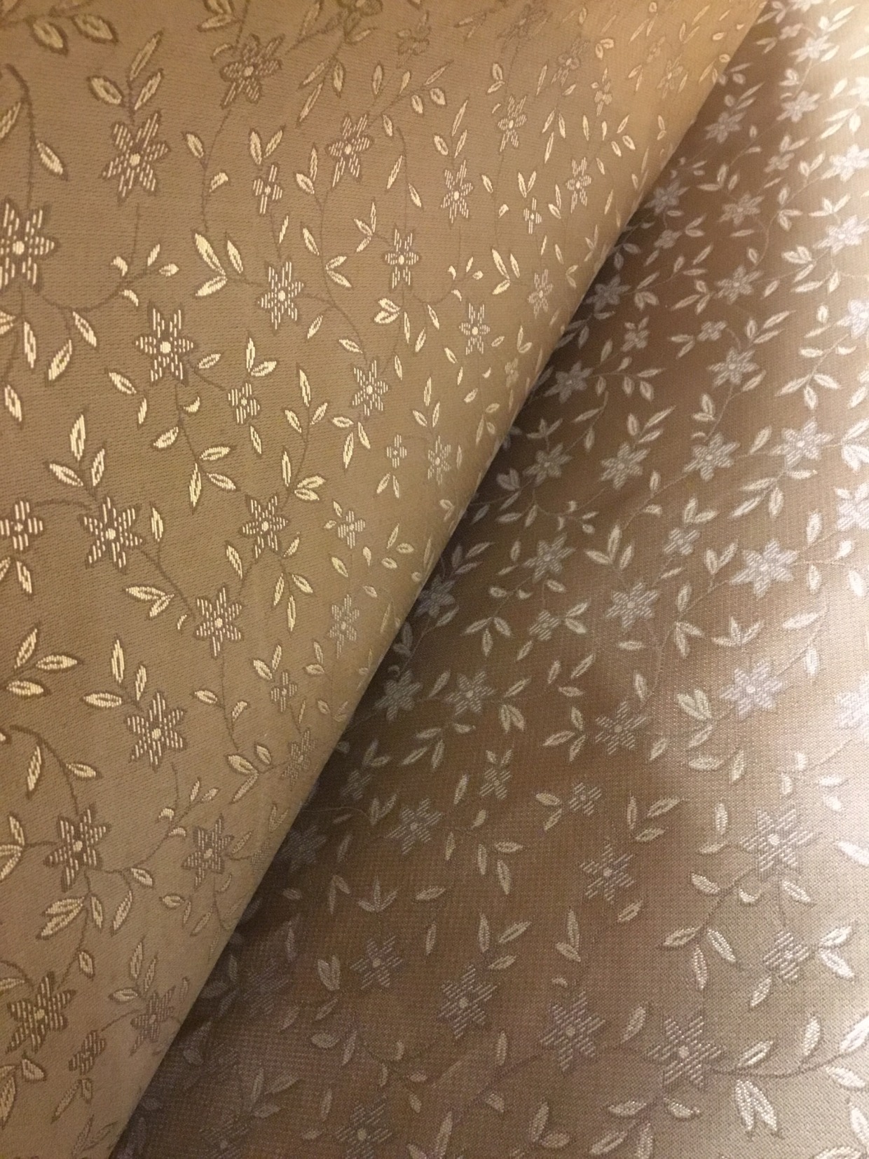 金襴生地／ブラウン／10cm単位〜／60cm〜