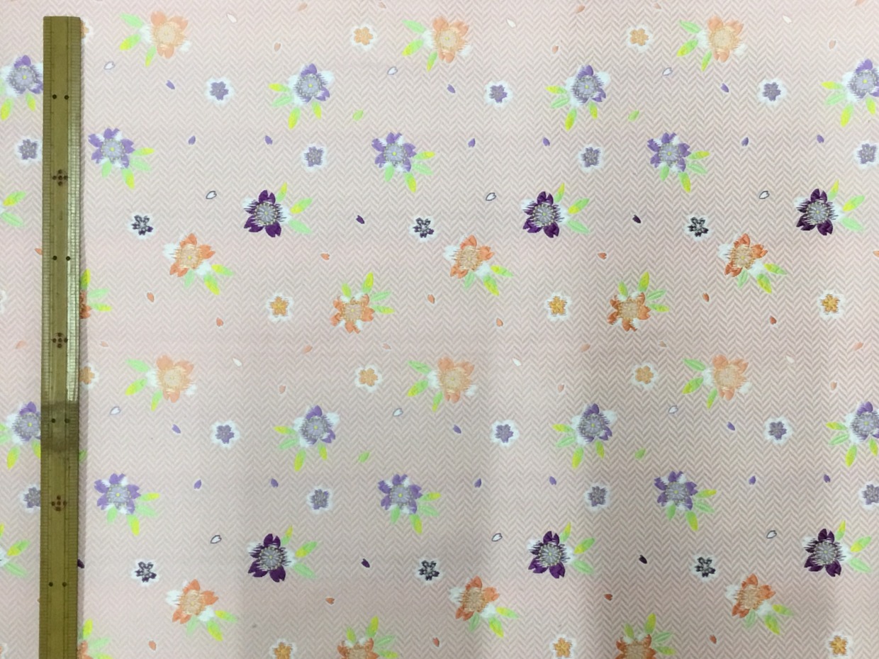 金襴生地／ピンク／10cm単位〜／50cmまで